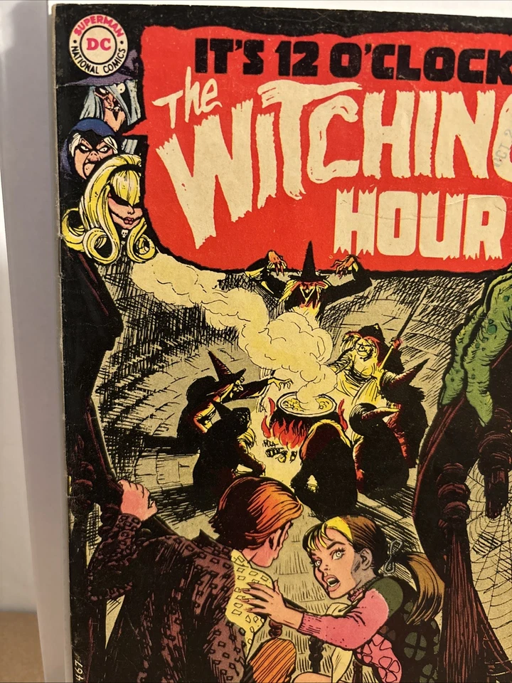 The Witching Hour #6 ¡Cubierta de aquelarre de brujas de Nick Cardy! (1969) DC Edad de Bronce Horror Foto 2 de 4