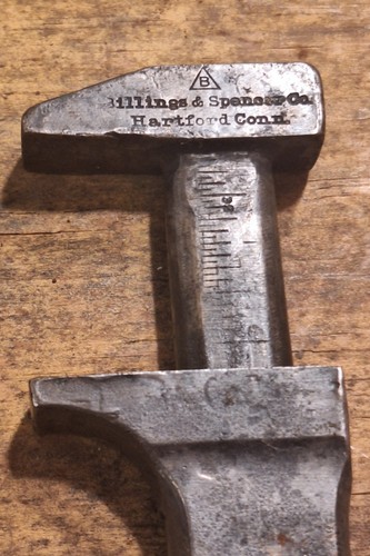 Vintage/Antique Billings Spencer Co. 4” Adjustable Wrench USA - Bild 12 von 13