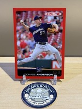 2019 Topps Total - Chase Anderson #489A Red /10 SSP