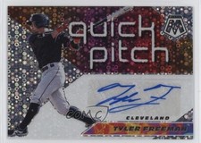 2021 Panini Mosaic Quick Pitch Tyler Freeman #QPA-TF Auto 0c2