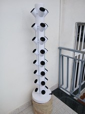 Torre Idroponica manuale Rinforzata _NFT 32 Fori