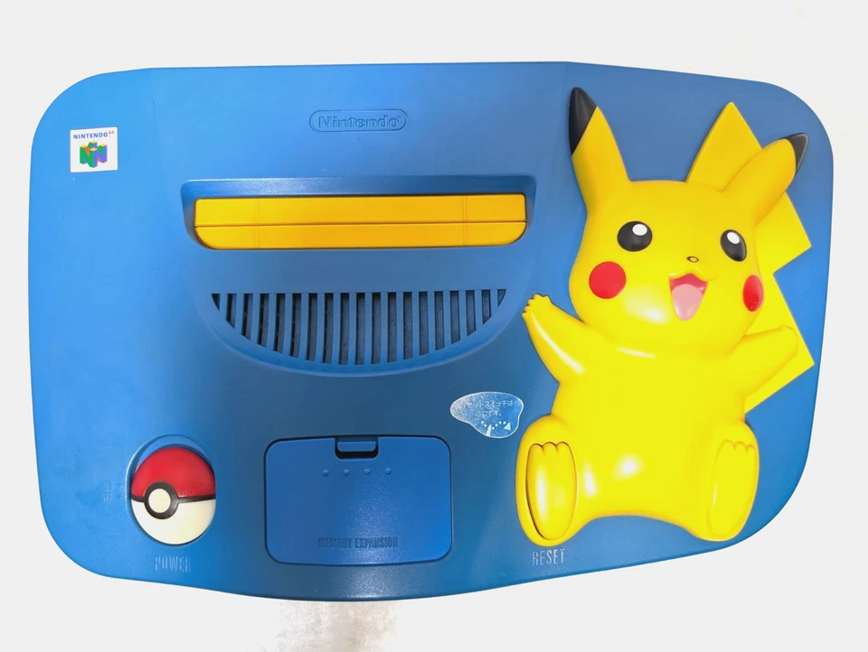 Nintendo 64 Pokemon Pikachu Region Free Console 2Controllers  N64 japan - Image 4 of 4