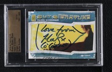 2012 Famous Fabrics Ink Music Cut Signatures 1/1 Hazel O'Connor #1067 Auto 07qw