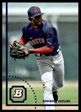 2022 Bowman Heritage #BHP-49 Eddinson Paulino Prospects Boston Red Sox Baseball
