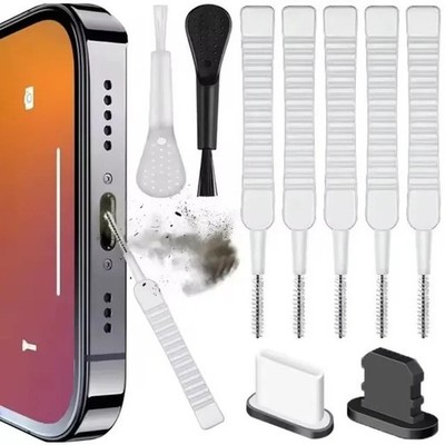 iPhone 16 15 14 Phone Cleaning Kit Speaker Charging Port Cleaner Brush