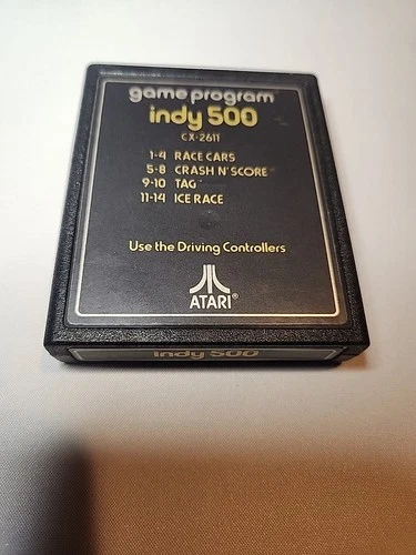 Indy 500 (Atari 2600, 1978) Game Cartridge Only Tested Works