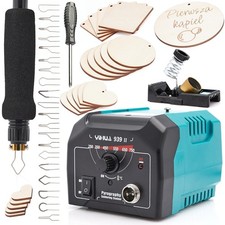 Pirografo Professionale Legno Yihua 939-II 25W + Set 20pz Compensato 4in1 Arte