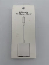 Apple Lightning to USB 3 Camera Adapter A1619 MK0W2AM/A – New & Sealed