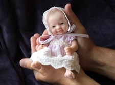 Bambola Reborn Baby 7 Pollici, Micro Preemie Bambina Mini Realistica Neonato