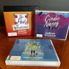Lot: 3 Sariah Wilson Audio Book CD Cinder Nanny Seat Filler Paid Bridesmaid