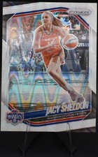 2025 Panini Prizm WNBA #113 Jacy Sheldon White Seismic & BASE CARD - Mystics