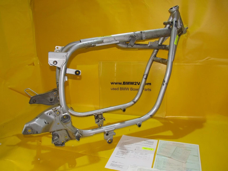 BMW R100R R100 Rahmen Hauptrahmen mit Brief 1991 motorcycle main frame  - Bild 1 von 1