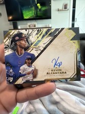 KEVIN ALCANTARA 2025 TOPPS DIAMOND ICONS AUTO AUTOGRAPH CARD 9/10 Cubs Rookie. rookie card picture