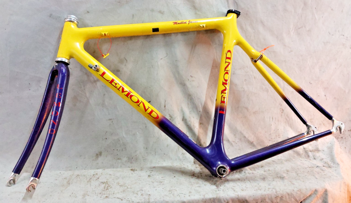 1996 Lemond Maillot Jaune Racing Road Bike Frame Set Medium 57cm