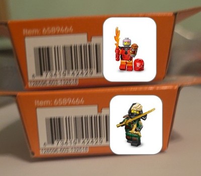 Lego Cmf series 29 and Bionicle Cosplayer Toa Tahu and Mysterious Ronin (Lloyd)
