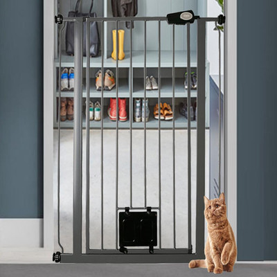 Bettacare Dog Gate Cat Flap Tall Gate White Black Grey Range  UK
