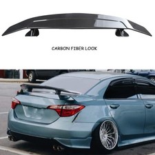 For Toyota Corolla 46 Carbon Fiber Style Rear Trunk Spoiler Tail Wing Lip