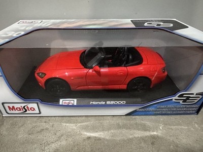 Maisto 1:18 Diecast Special Edition Honda S2000 RED NEW IN BOX Diecast metal