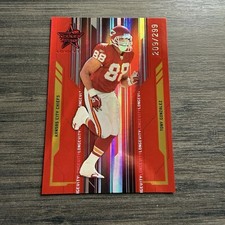 Tony Gonzalez 2005 Leaf Rookies & Stars Longevity Red #49 #/299