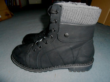 Damen Stiefeletten warm gefüttert Stiefel Winter Boots Herbst 2x getragen