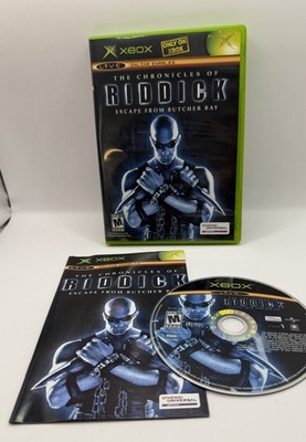 The Chronicles of Riddick: Escape From Butcher Bay OG Microsoft Xbox CIB Tested