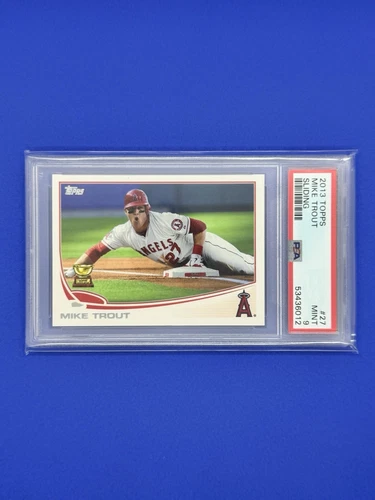 2013 Topps - Mike Trout #27 Sliding (CUP) - PSA 9
