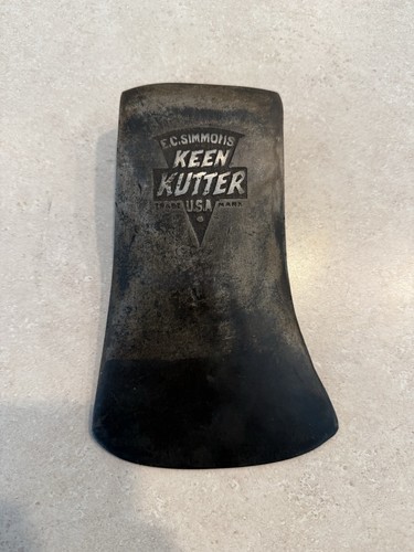 E.C. Simmons Keen Kutter Trade Mark USA Single Bit Axe Head 3 Lb. 4.1 Oz.