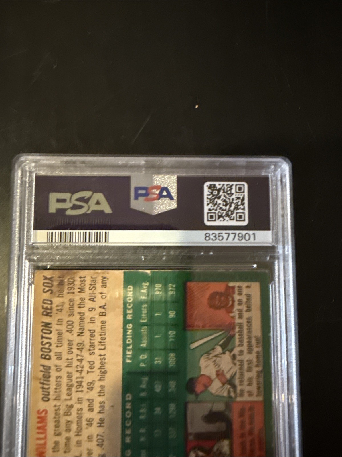1954 Topps Ted Williams PSA 4.5! Tough Grade! Centered! view 8