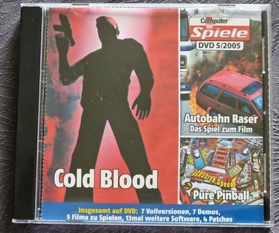 Cold Blood + Autobahn Raser + Pure Pinball (Computerbild Spiele DVD 5/2005)