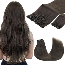 Clip in Hair Extensions Real Human Hair, Remy Human Hair Extensions Clip Ins for