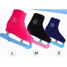Figure Ice Skating Shoe Covers Blade Protection Soft Thick Fleece S M L