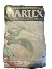 Martex Pillowcases (2) Standard Floral No Iron NEW Made In USA