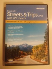 Microsoft Streets  Trips 2008 PC Software Only