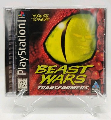 Beast Wars: Transformers - (PS1, 1997) *CIB + Case Protector* VGC* Tested!