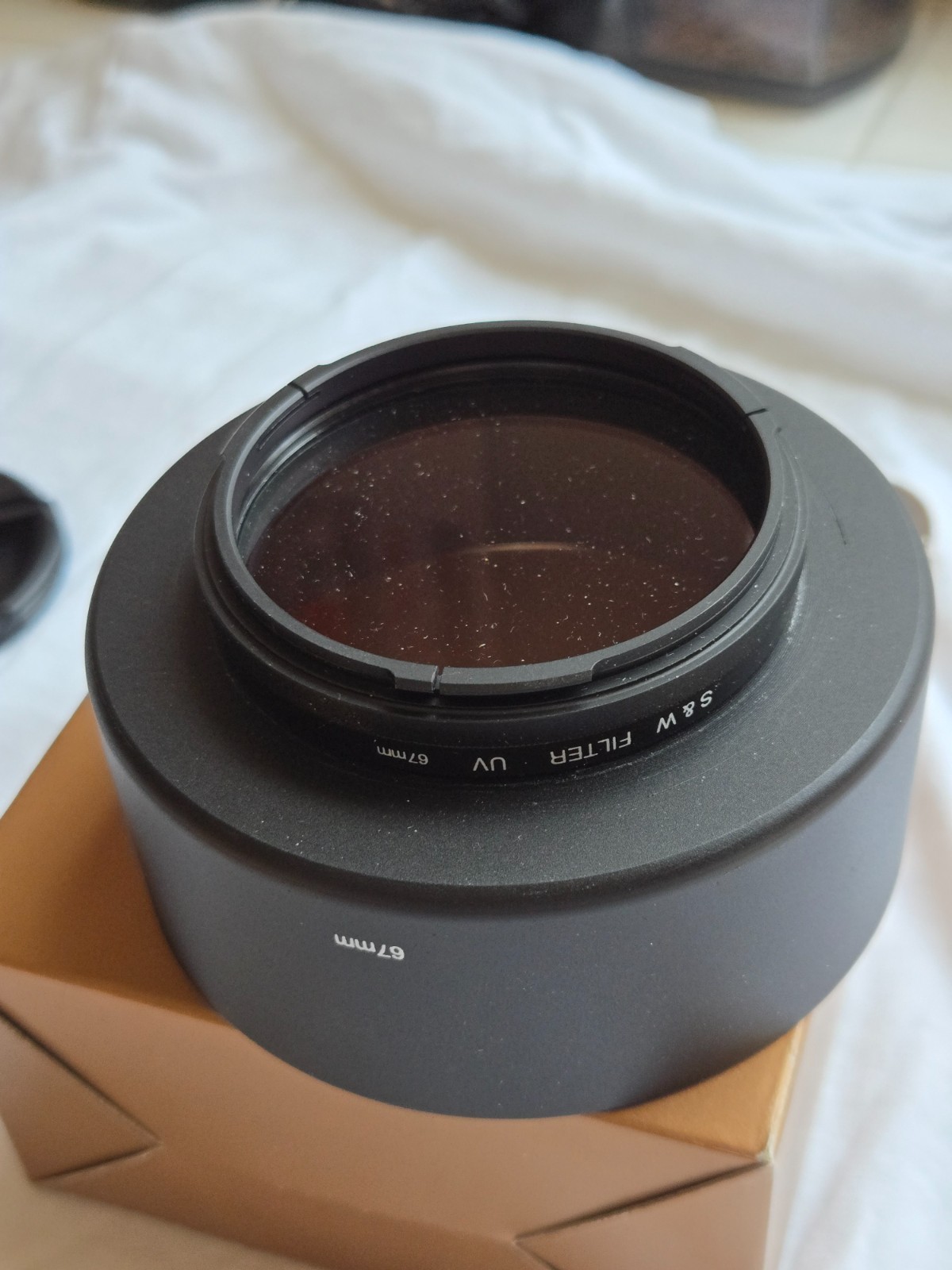 B60-67mm Adapter + 67mm UV Filter + 67mm hood w/Cap for Hasselblad CF 80mm/2.8