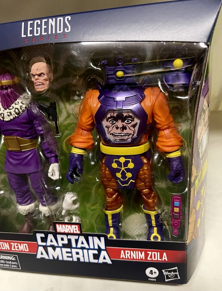 MARVEL LEGENDS BARON ZEMO ARNIM ZOLA PAQUETE DE 2 CAPITÁN AMÉRICA NUEVO  Foto 3 de 4