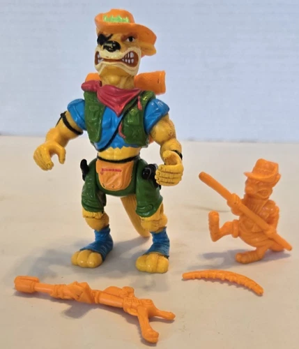TMNT Action Figure Vintage WALKABOUT Used Good Condition 1991 Complete!