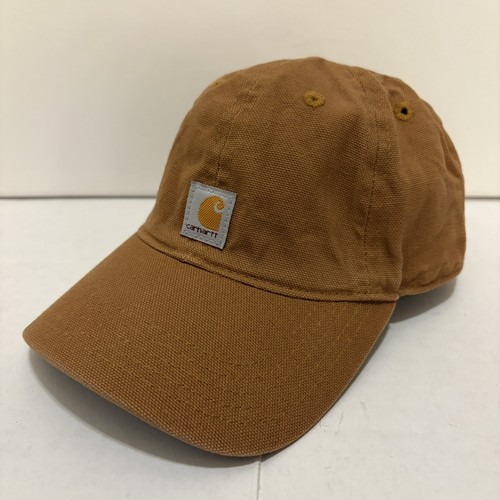 Carhartt Canvas Casual Brown Tan Baby Infant Stretch Baseball Hat Cap
