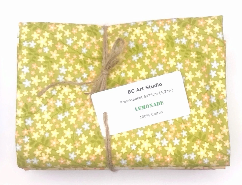 Patchworkstoff Projektpaket Lemonade 3,75m 5x30in Benartex Moda Windham Susybee - Bild 2 von 2