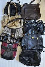 Large Lot of 30 Purses - Various Brands - Conditions Vary Fair to Excellent
