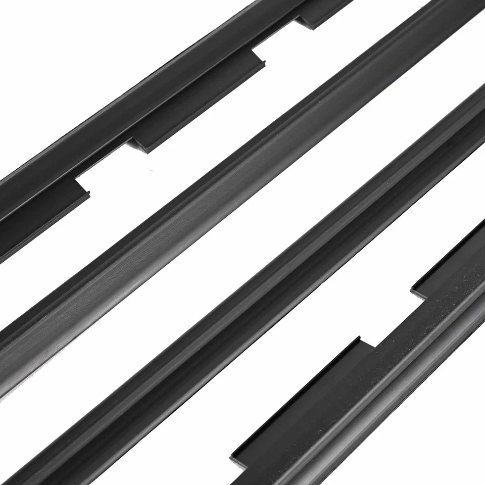 Juego de 4x para llantas de fieltro de barrido de ventana de camioneta Chevy interior y exterior Foto 3 de 4