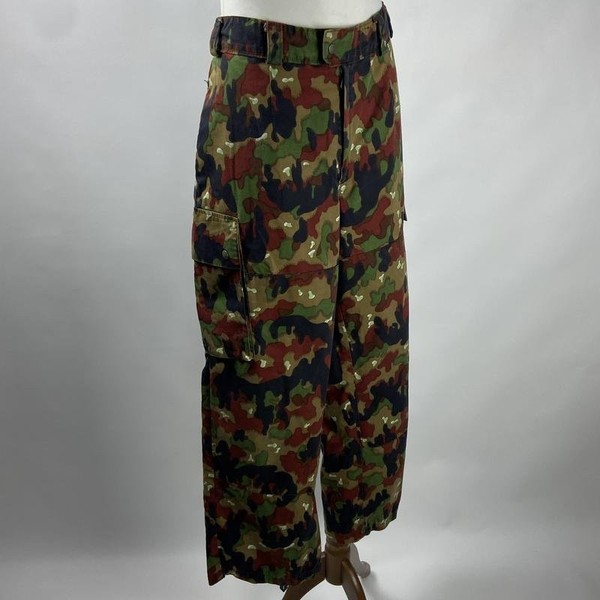 Men Swiss Army Trousers Multicolor Cotton L
