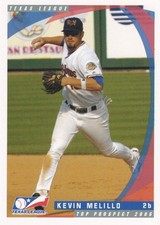 Kevin Melillo 2006 Grandstand Texas League Top Prospects Rookie Card #13 RC A's. rookie card picture