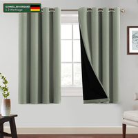 Thermovorhang 100% Blickdicht KäLteschutz Verdunklung WäRmeisolierend 100X150Cm