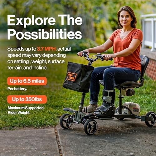 SuperHandy Passport Pro Mobility Scooter - Foldable Aluminum - Scratch & Dent