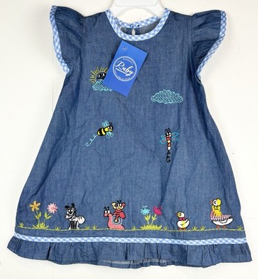 Toddler Girls Size 2 Hand Embroidered Dress Grandmacore Bordados Ruby Cartagena