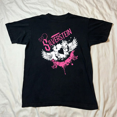 Vintage Silverstein Band Fan Geschenk Heavy Cotton Schwarzes T-Shirt Größe S-3XL