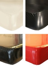 PVC Bed Sheet Double King Super King Waterproof Glossy Vinyl
