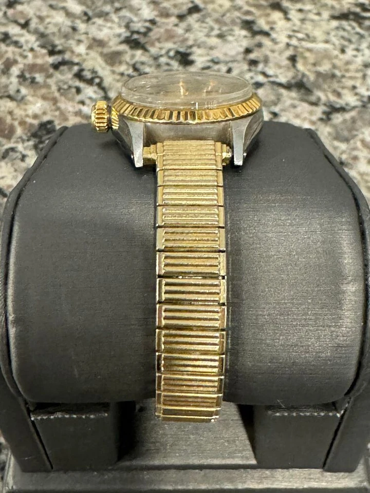 Tudor Princess Oyster 1972 vintage fecha 24 mm esfera automática champán VWG 327505 Foto 3 de 4