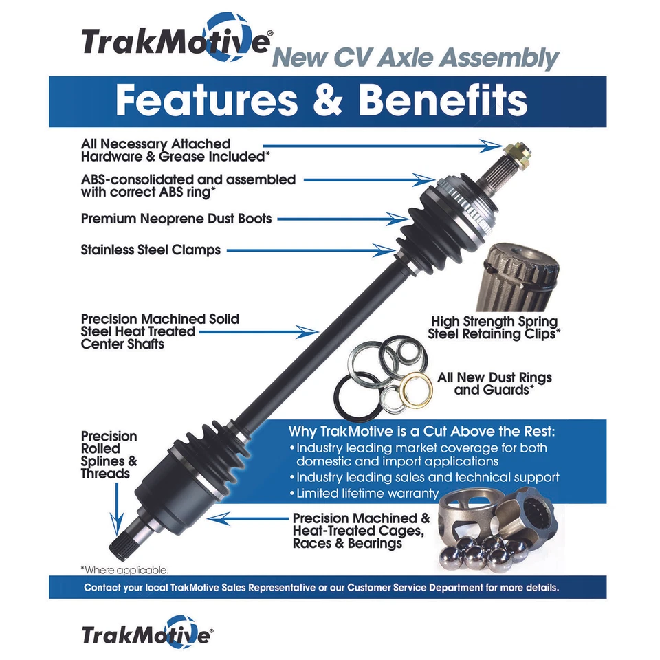 Junta de eje CV delantero izquierdo SurTrack para Kia Soul L4 2012-2013 2,0 L UU27 Foto 4 de 4